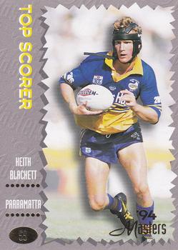 1994 Dynamic NSW Rugby League '94 Masters #59 Keith Blackett Front